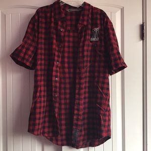 Harley Davidson Button Up Flannel